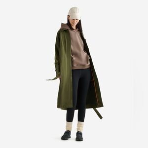 Ellison Waxed Cotton Trench Coat